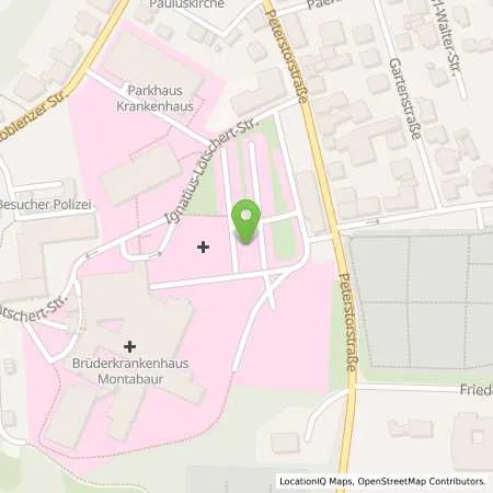 Standortübersicht der Tankstelle Energieversorgung Mittelrhein AG in 56410 Montabaur