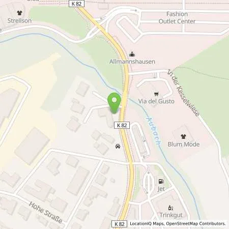 Standortübersicht der Tankstelle amperio GmbH in 56410 Montabaur