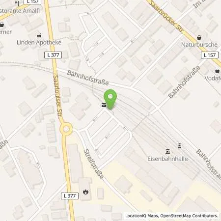 Standortübersicht der Tankstelle Technische Werke der Gemeinde Losheim GmbH in 66679 Losheim am See