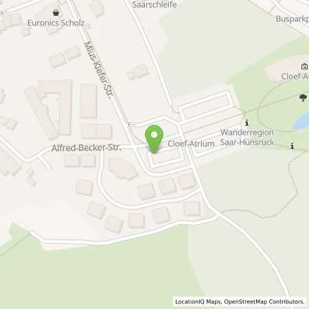 Standortübersicht der Tankstelle Saarschleife Touristik GmbH & Co. KG in 66693 Mettlach (Orscholz)