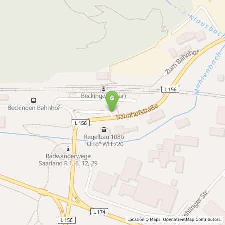 Standortübersicht der Strom (Elektro) Tankstelle: Gemeinde Beckingen in 66701, Beckingen