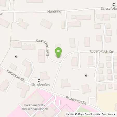 Standortübersicht der Tankstelle Stadtwerke Völklingen Vertrieb GmbH in 63333 Völklingen