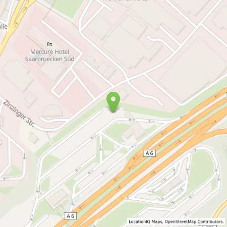 Standortübersicht der Tankstelle EnBW mobility+ AG und Co.KG in 66117 Saarbrücken