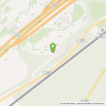 Standortübersicht der Tankstelle EnBW mobility+ AG und Co.KG in 66117 Saarbrücken