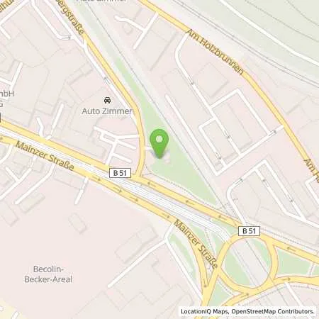 Standortübersicht der Tankstelle energis GmbH in 66121 Saarbrücken