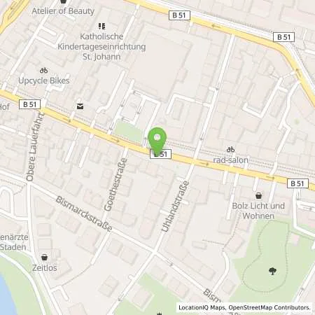 Standortübersicht der Tankstelle Energie SaarLorLux AG in 66121 Saarbrücken