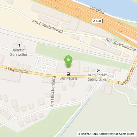 Standortübersicht der Tankstelle ALDI SÜD in 66128 Saarbrücken