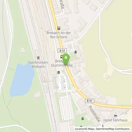 Standortübersicht der Tankstelle energis GmbH in 66130 Brebach