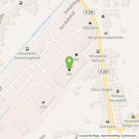 Standortübersicht der Tankstelle energis GmbH in 66265 Heusweiler