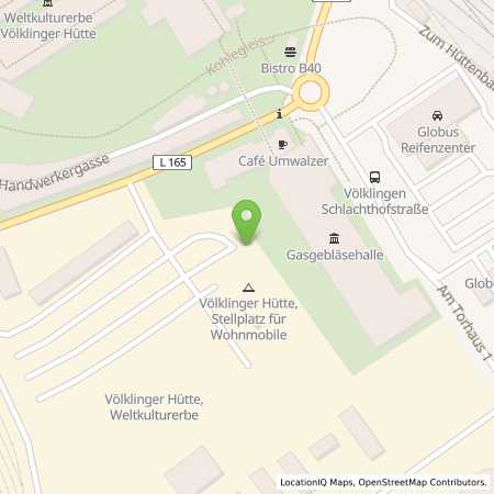 Standortübersicht der Strom (Elektro) Tankstelle: Stadtwerke Völklingen Vertrieb GmbH in 66333, Vlklingen