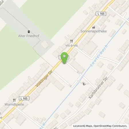 Standortübersicht der Tankstelle Stadtwerke Völklingen Vertrieb GmbH in 66333 Völklingen