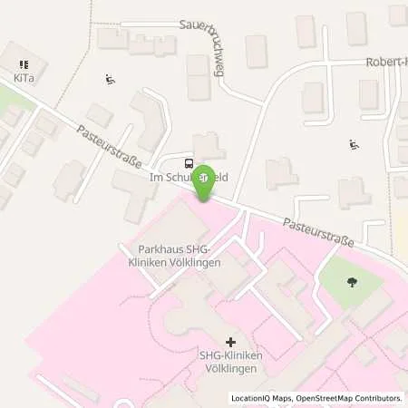 Standortübersicht der Tankstelle Stadtwerke Völklingen Vertrieb GmbH in 66333 Völklingen