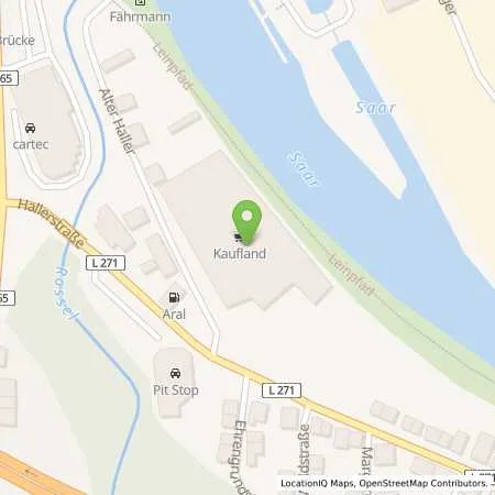 Standortübersicht der Tankstelle Kaufland Dienstleistung GmbH & Co. KG in 66333 Völklingen