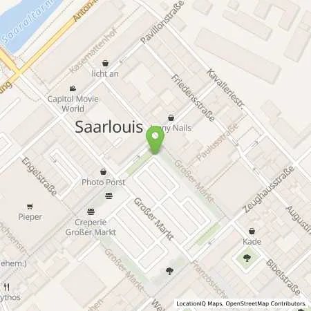 Standortübersicht der Tankstelle Stadtwerke Saarlouis GmbH in 66740 Saarlouis