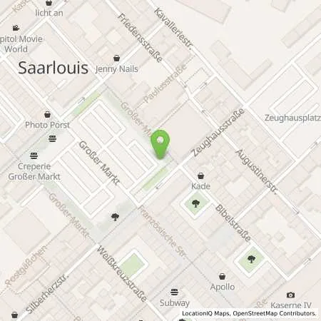 Standortübersicht der Tankstelle Stadtwerke Saarlouis GmbH in 66740 Saarlouis