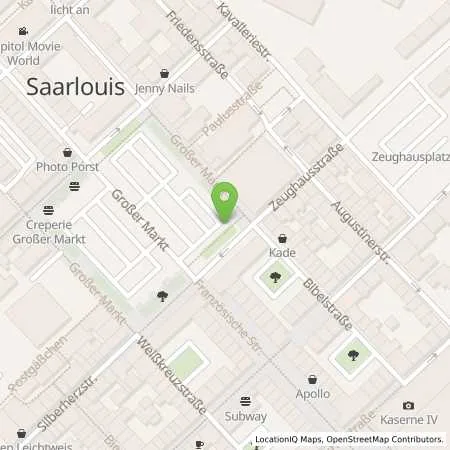 Standortübersicht der Tankstelle Stadtwerke Saarlouis GmbH in 66740 Saarlouis