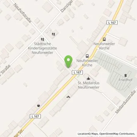 Standortübersicht der Tankstelle Stadtwerke Saarlouis GmbH in 66740 Saarlouis