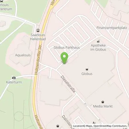 Standortübersicht der Tankstelle amperio GmbH in 66740 Saarlouis