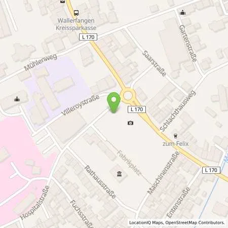 Standortübersicht der Tankstelle energis GmbH in 66798 Wallerfangen