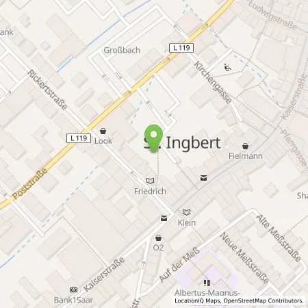 Standortübersicht der Tankstelle Stadt St. Ingbert in 66386 St. Ingbert