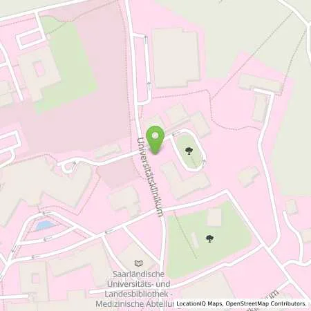 Standortübersicht der Tankstelle Stadtwerke Homburg GmbH in 66424 Homburg