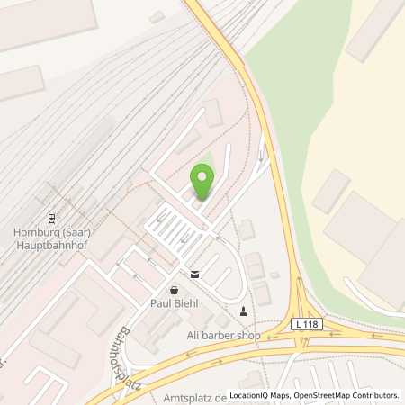 Standortübersicht der Strom (Elektro) Tankstelle: Stadtwerke Homburg GmbH in 66424, Homburg