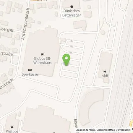 Standortübersicht der Tankstelle amperio GmbH in 66606 St. Wendel