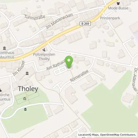 Standortübersicht der Tankstelle energis GmbH in 66636 Tholey