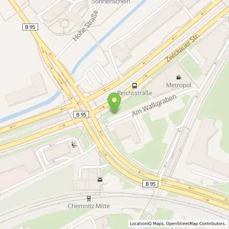 Standortübersicht der Tankstelle eins energie in sachsen GmbH & Co. KG in 09111 Chemnitz