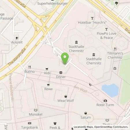 Standortübersicht der Tankstelle Charge-ON in 09111 Chemnitz