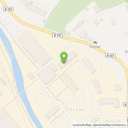 Standortübersicht der Tankstelle envia Mitteldeutsche Energie AG in 09114 Chemnitz