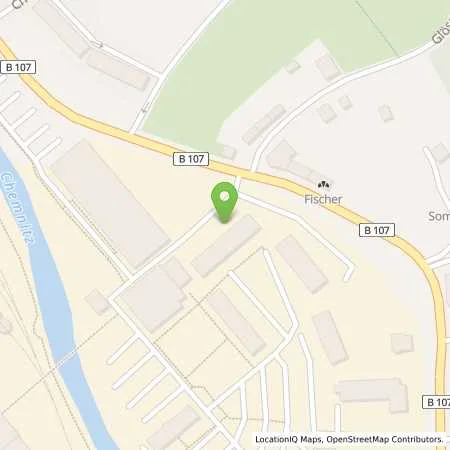 Standortübersicht der Tankstelle envia Mitteldeutsche Energie AG in 09114 Chemnitz