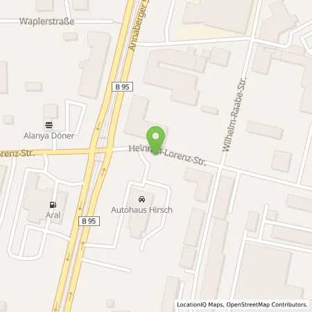 Standortübersicht der Tankstelle HEOS Object GmbH & Co. KG in 09120 Chemnitz