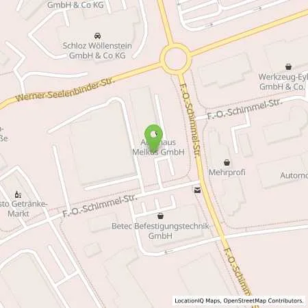 Standortübersicht der Tankstelle Autohaus Melkus GmbH in 09120 Chemnitz