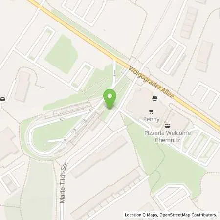 Standortübersicht der Tankstelle eins energie in sachsen GmbH & Co. KG in 09123 Chemnitz