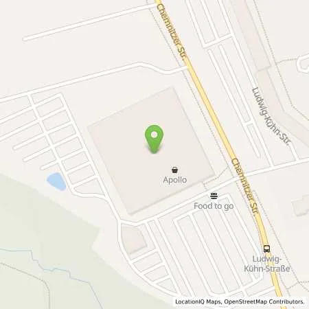 Standortübersicht der Tankstelle Kaufland Dienstleistung GmbH & Co. KG in 09123 Chemnitz