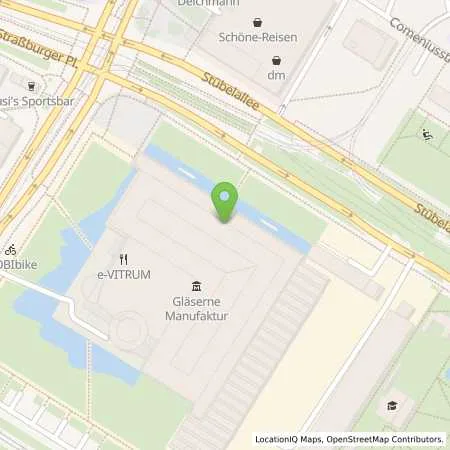 Standortübersicht der Tankstelle VW Kraftwerk GmbH in 01069 Dresden