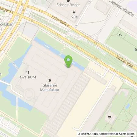 Standortübersicht der Tankstelle VW Kraftwerk GmbH in 01069 Dresden