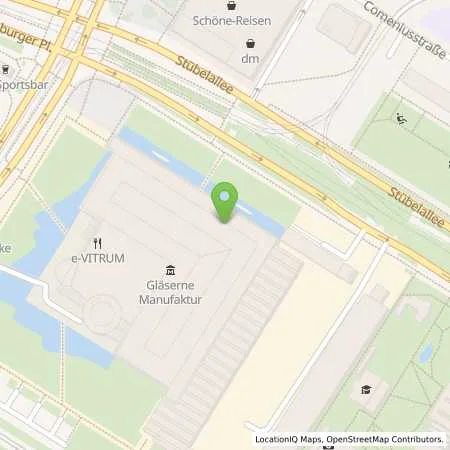 Standortübersicht der Tankstelle VW Kraftwerk GmbH in 01069 Dresden