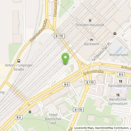 Standortübersicht der Tankstelle SachsenEnergie AG in 01097 Dresden