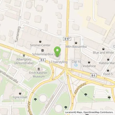 Standortübersicht der Tankstelle Simmel AG in 01097 Dresden