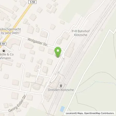 Standortübersicht der Tankstelle SachsenEnergie AG in 01109 Dresden