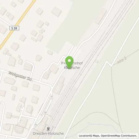 Standortübersicht der Tankstelle SachsenEnergie AG in 01109 Dresden