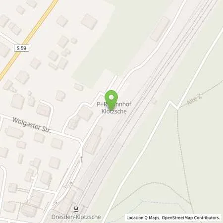 Standortübersicht der Tankstelle SachsenEnergie AG in 01109 Dresden