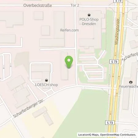 Standortübersicht der Tankstelle SachsenEnergie AG in 01139 Dresden