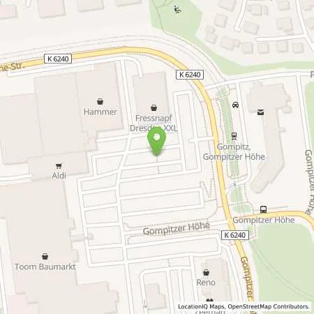 Standortübersicht der Tankstelle SachsenEnergie AG in 01156 Dresden