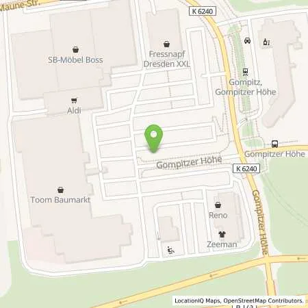 Standortübersicht der Tankstelle SachsenEnergie AG in 01156 Dresden