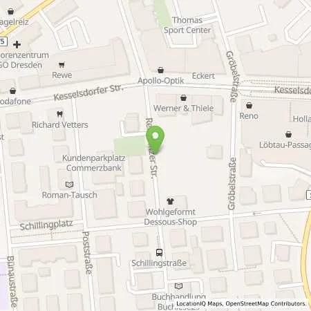 Standortübersicht der Tankstelle SachsenEnergie AG in 01159 Dresden