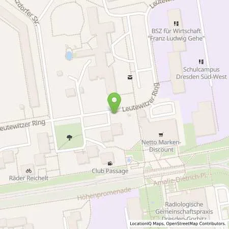 Standortübersicht der Tankstelle SachsenEnergie AG in 01169 Dresden