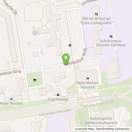 Standortübersicht der Tankstelle SachsenEnergie AG in 01169 Dresden